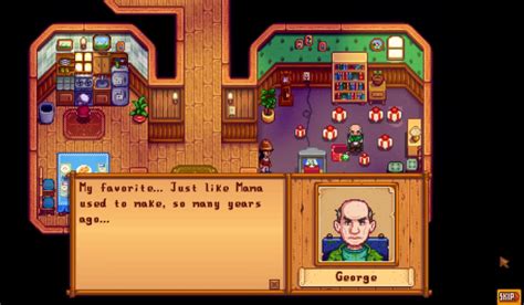 george stardew|george stardew valley loved gifts.